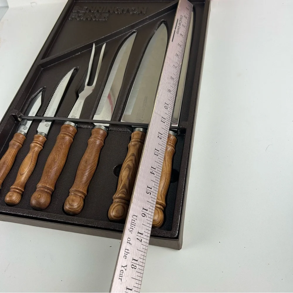 Bennington Forge Professional Quality 6 pc Knife Set Carving